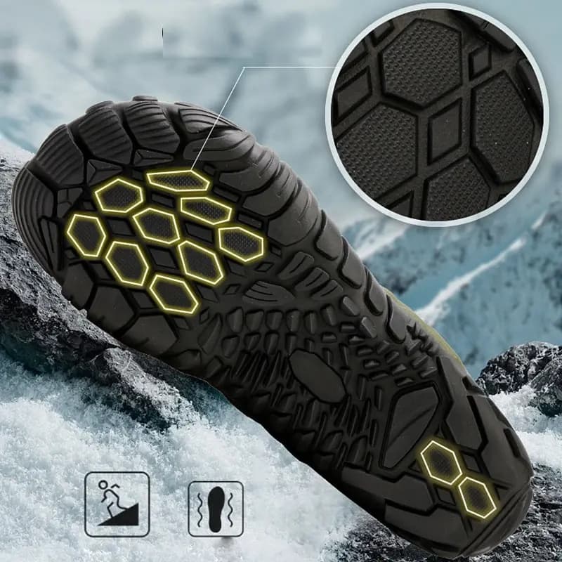 Breathable non-slip Winter Barefoot Shoes Dark Blue (Unisex)