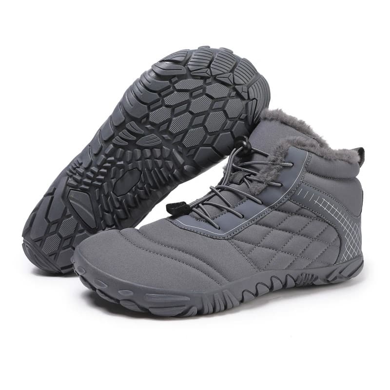 Breathable Light non-slip Winter Barefoot Shoes Gray (Unisex)